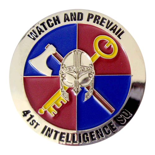 41 IS Presented for Vikings Excellence Challenge Coin - View 2