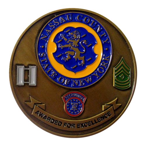 Nassau Army Recruiting Company Command Challenge Coin - View 2