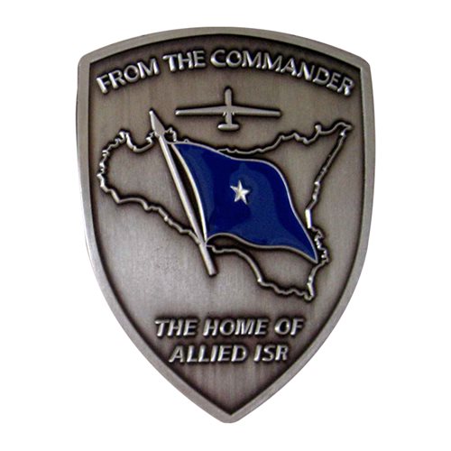 NATO AGS Commander Challenge Coin - View 2