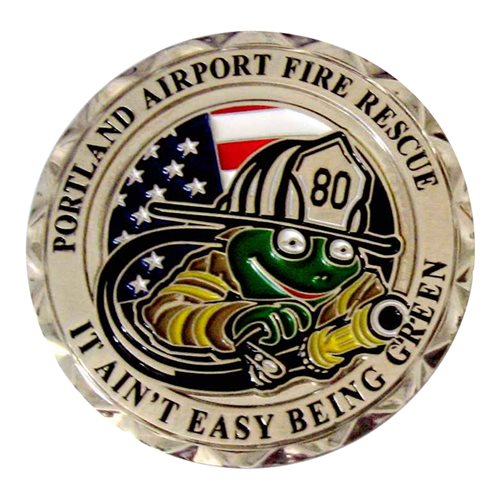 Portland Airport Fire and Rescue Challenge Coin