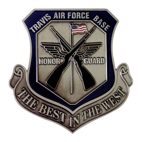 Travis AFB Honor Guard The Best in The West Challenge Coin - View 2