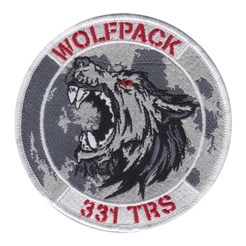 331 TRS Wolfpack Gray Patch