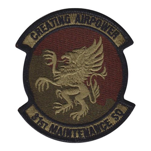 31 MXS OCP Patch | 31st Maintenance Squadron Patches