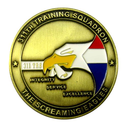 311 TRS Arabic Challenge Coin - View 2