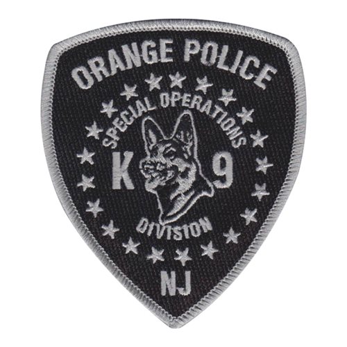 Orange Police Dept. Special Ops K9 Patch