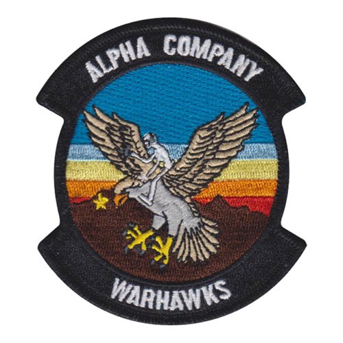 A Co. 204 MI BN Warhawks Patch