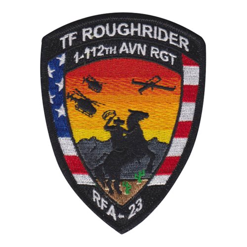 1-112 AVN RGT TF Toughrider Patch