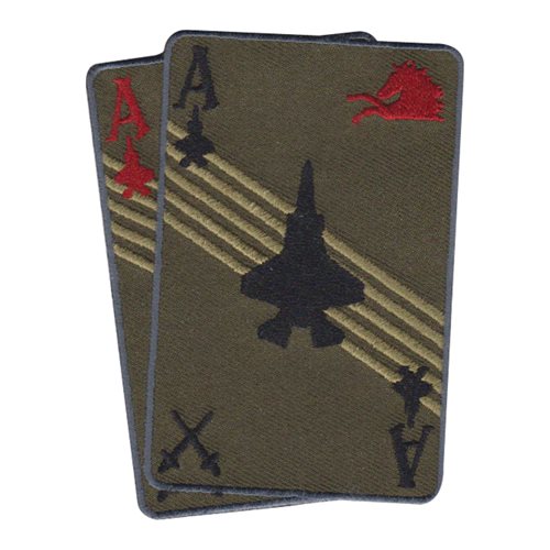 354 FW Playing Cards Patch
