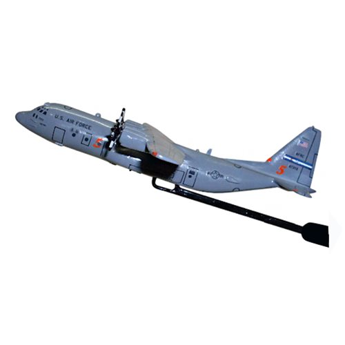 731 AS C-130H Hercules Custom Airplane Model Briefing Stick - View 2