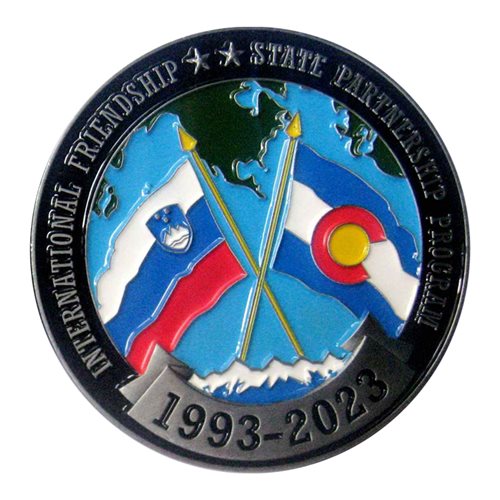 233 SFS State Partnership Program 30th Anniversary Challenge Coin - View 2
