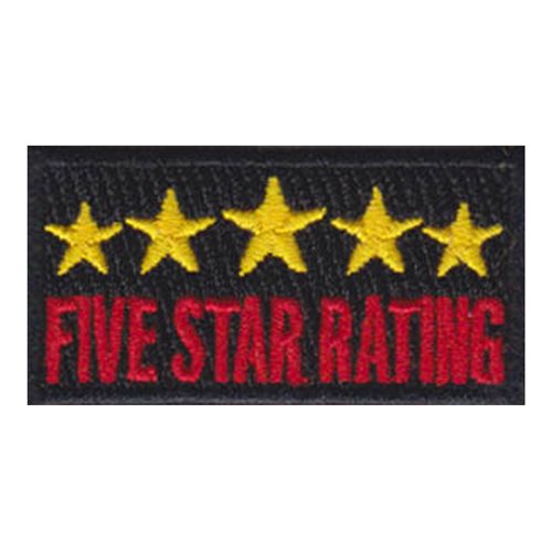 5 CTS Five Star Rating Pencil Patch