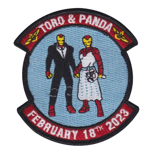 FAR Toro and Panda Wedding Patch