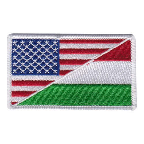 166 ARS USA HUNGARY Flag Patch