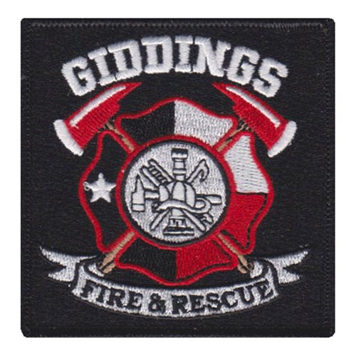 Giddings Vol Fire Department Patch 