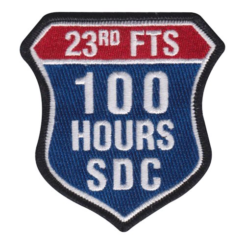 23 FTS 100 Hours SDC Patch