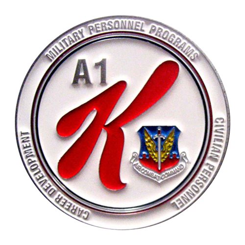 HQ ACC A1K Personnel Division Challenge Coin