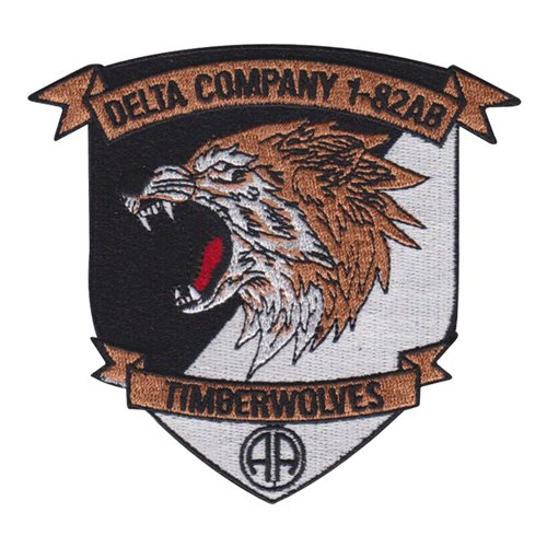 D Co 1 -82 AB Timberwolves Patch