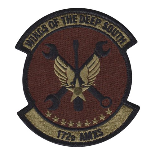 172 AMXS Wings Of The Deep South Hap Arnold Wings OCP Patch