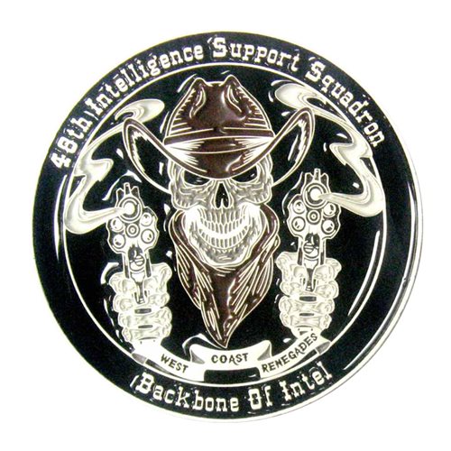 48 ISS West Coast Renegades Challenge Coin - View 2