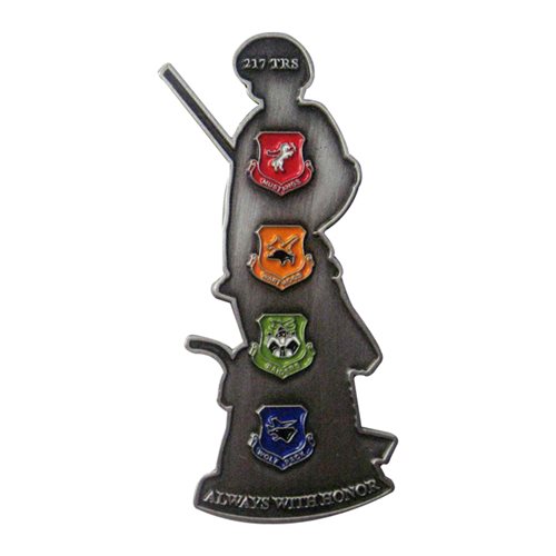 217 TRS Minuteman Challenge Coin - View 2