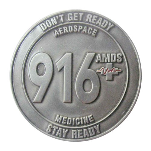 916 AMDS Don't Get Ready Challenge Coin
