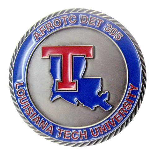 AFROTC Det 305 Louisiana Tech University Commander Challenge Coin