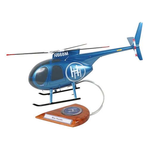 Hughes 500 Custom Helicopter Model - View 3
