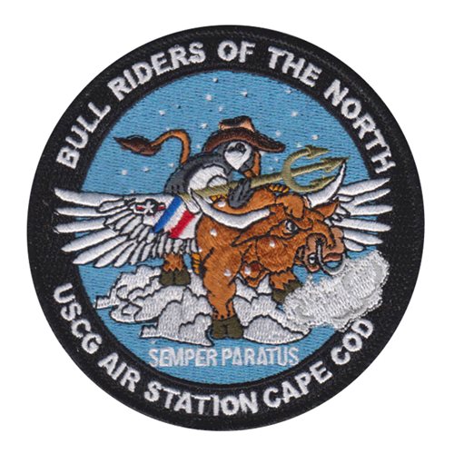 USCG Air Station Cape Cod Bull Riders of the North Patch