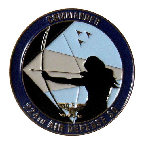 224 ADS World Class Air Defense Command Challenge Coin
