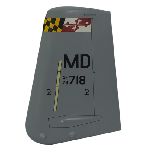 104 FS A-10 Airplane Tail Flash - View 2