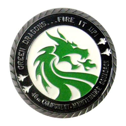 48 CMS Commander Challenge Coin - View 2