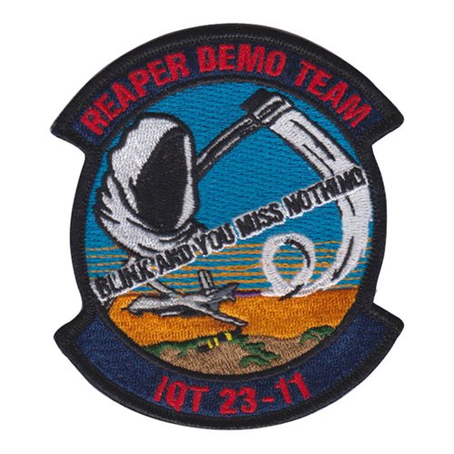 Holloman AFB IQT Class 23-11 Reaper Demo Team Patch 