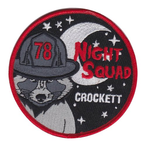 Crockett Carquinez Fire Department Night Squad Patch