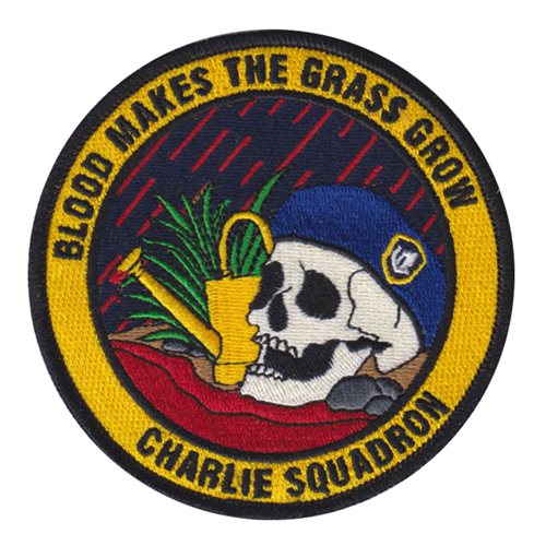 Charlie Squadron Blood Makes The Grass Grow Patch
