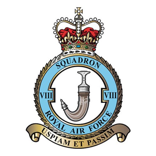 8 SQN Royal Air Force E-3 Custom Airplane Briefing Stick