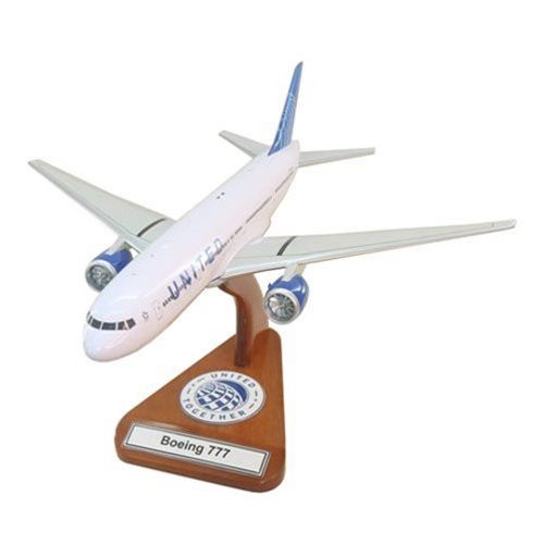 United Airlines Boeing 777-300ER Custom Airplane Model 