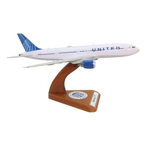 United Airlines Boeing 777-300ER Custom Airplane Model  - View 4