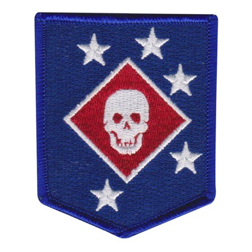1st Marine Raider Battalion Blue Skull Patch