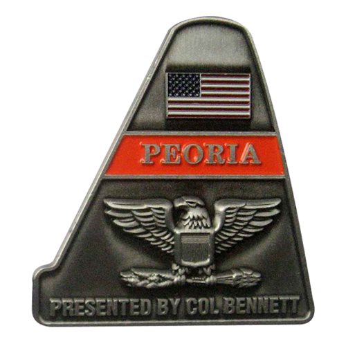 182 MXG C-130 Tail Flash Challenge Coin - View 2