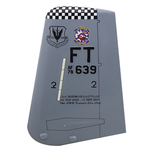 74 FS A-10 Airplane Tail Flash  - View 2