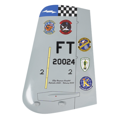 74 FS A-10 Airplane Tail Flash  - View 3