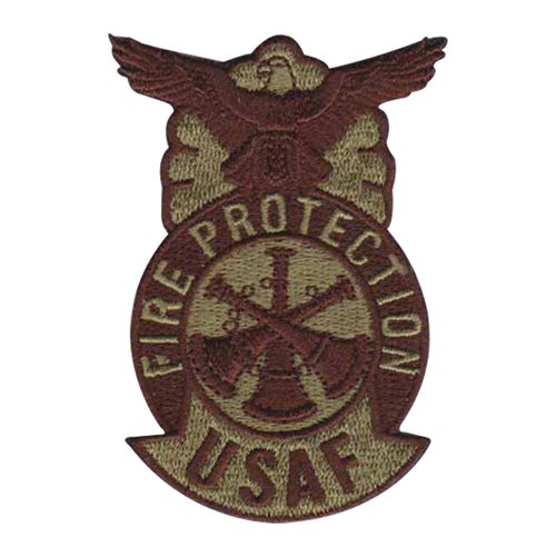 個人装備 USAF  FIRE PROTECTION ABU Fire Protection Badge - Fire Fighter | Kel-Lac