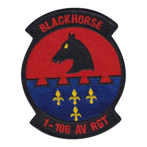 1-106 Aviation Regiment Blackhorse Patch