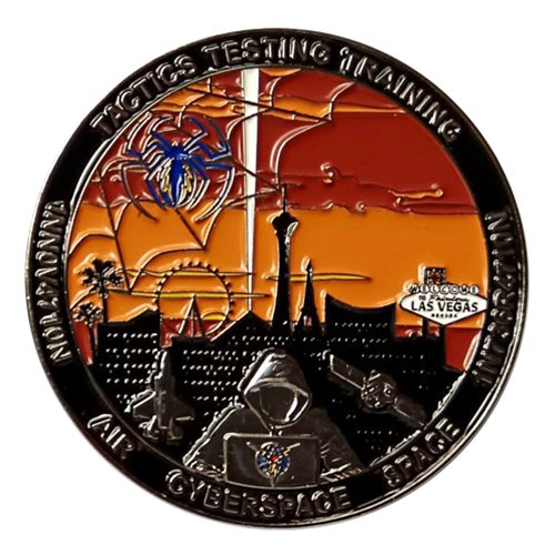 318 COG Det 2 Tactics Training Testing Challenge Coin - View 2