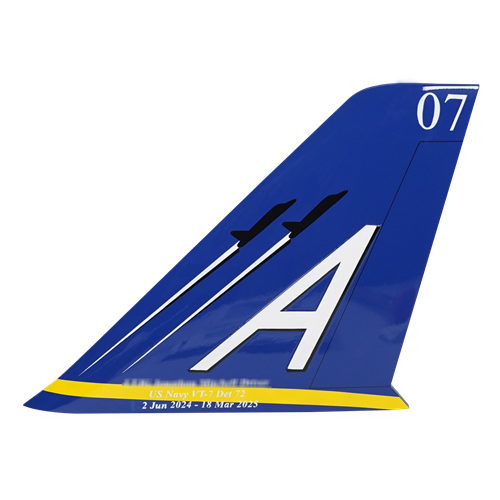 VT-7 T-45 Airplane Tail Flash - View 2