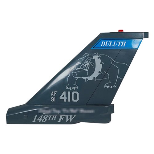 148 FW F-16C Custom Airplane Tail Flash - View 2