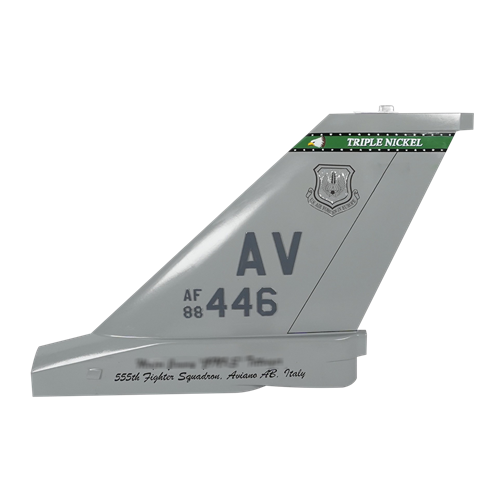 555 FS F-16C Fighting Falcon Tail Flash - View 2