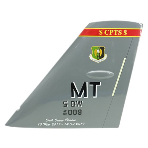 5 BW B-52H Stratofortress Custom Airplane Tail Flash - View 3