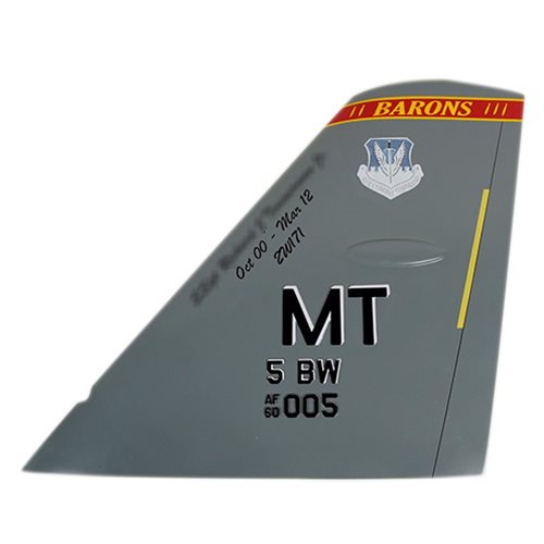5 BW B-52H Stratofortress Custom Airplane Tail Flash - View 4