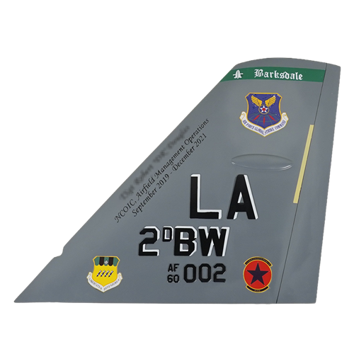 2 BW B-52H Stratofortress Custom Airplane Tail Flash